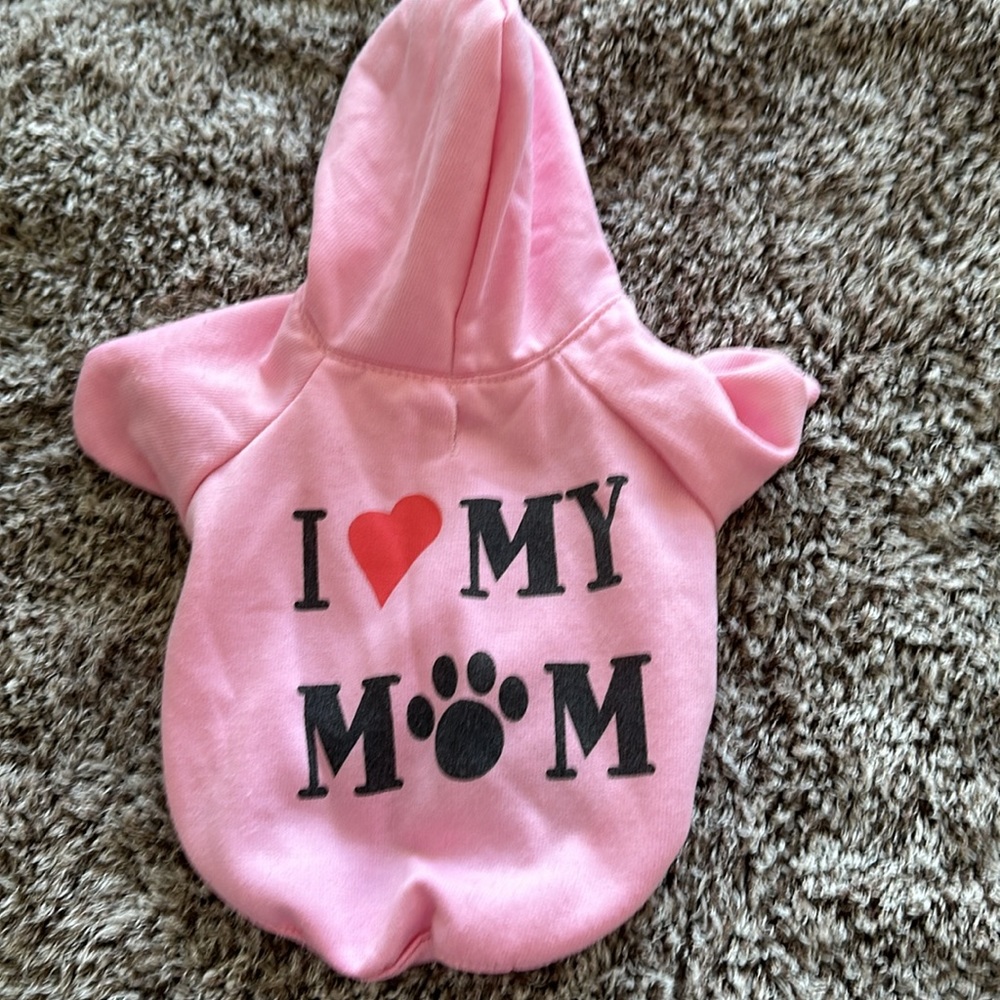 DROOLINGDOG … pink - I 🩷 MOM - sweatshirt 🐾
